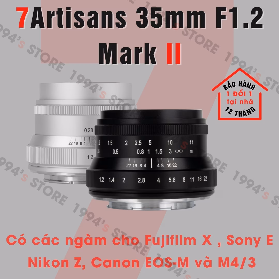 7artisans 35mm f1.2 mark ii giá bao nhiêu