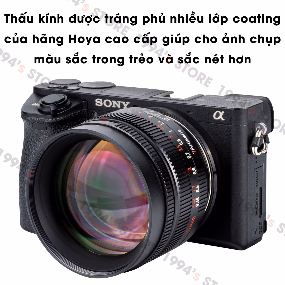 Ống kính 7Artisans 50mm F0.95 - Chân dung xóa phông mù mịt
