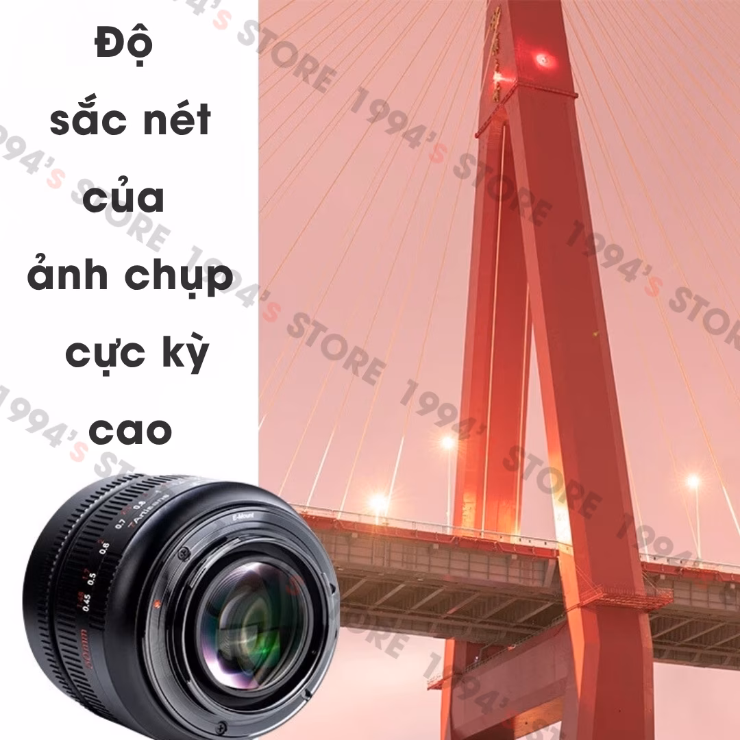Ống kính 7Artisans 50mm F0.95 - Chân dung xóa phông mù mịt