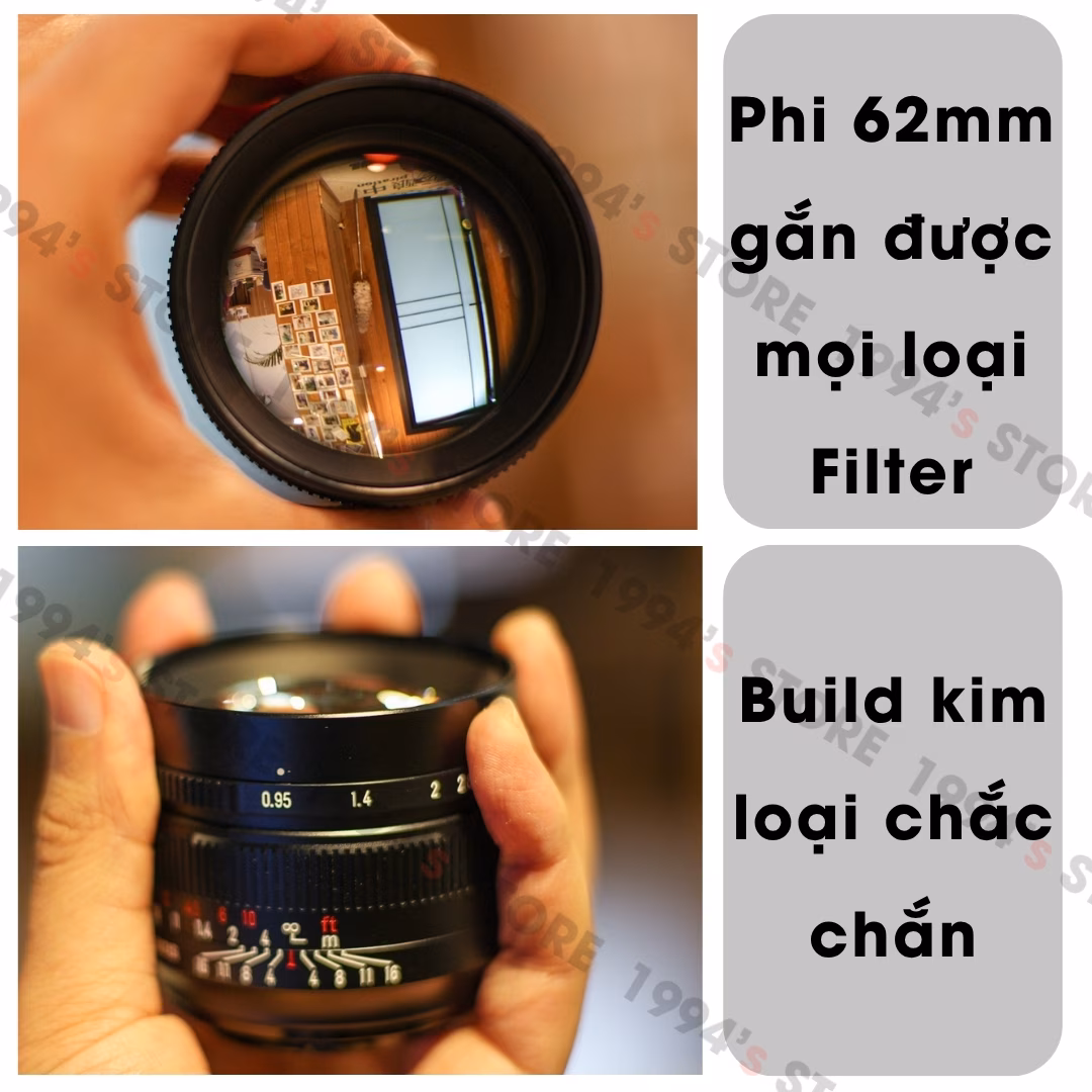 Ống kính 7Artisans 50mm F0.95 - Chân dung xóa phông mù mịt