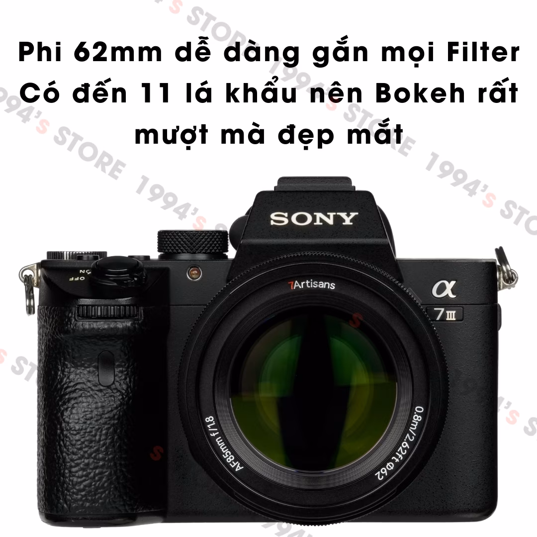 7Artisans 85mm F1.8 AF phiên bản mới ĐÃ FIX LỖI - Lens chân dung for Full-Frame