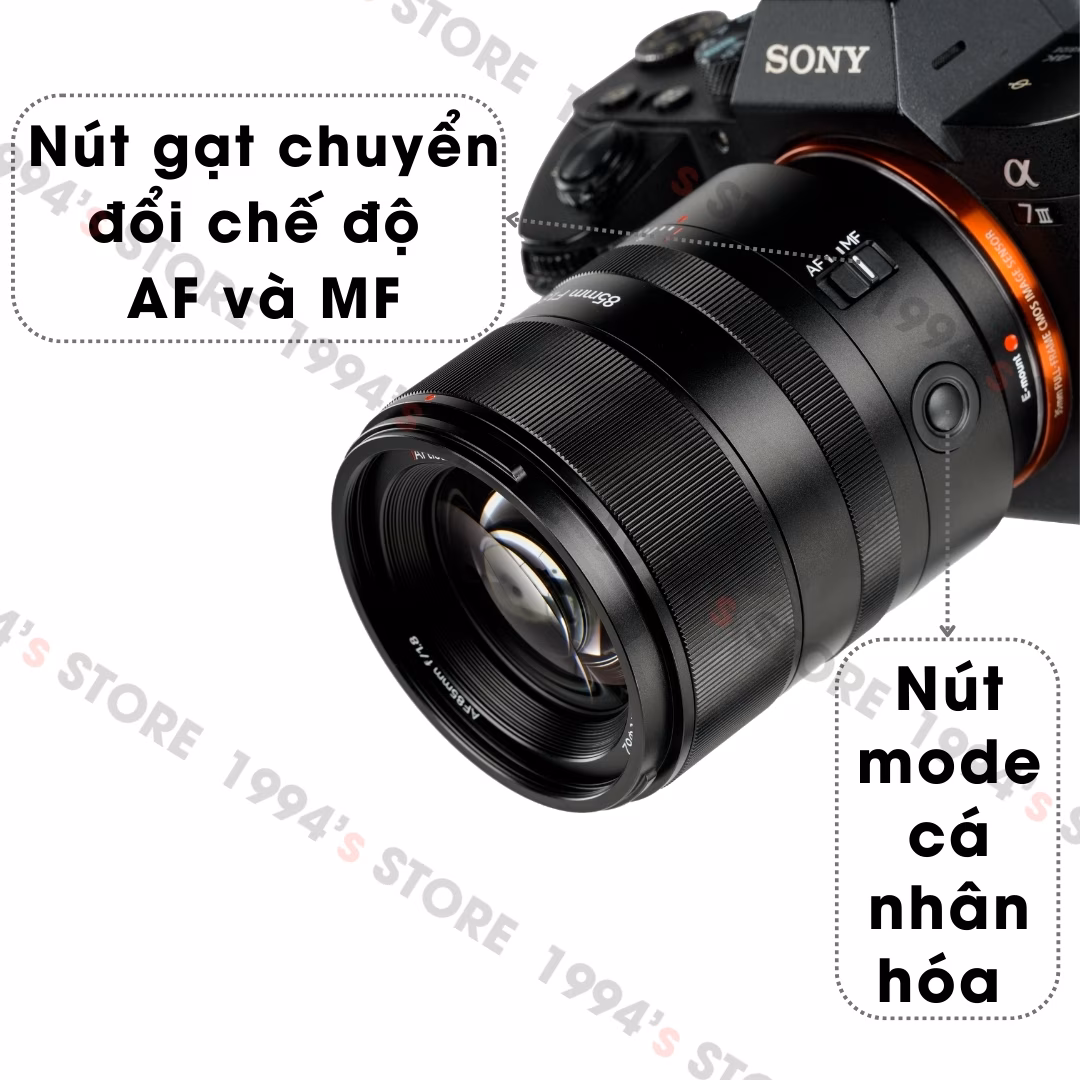 7Artisans 85mm F1.8 AF phiên bản mới ĐÃ FIX LỖI - Lens chân dung for Full-Frame