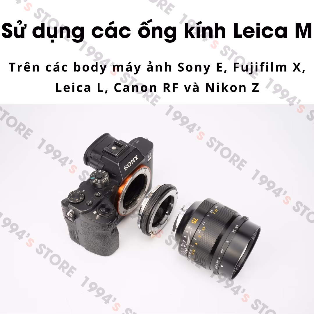 ngàm chuyển leica m sang sony e close up