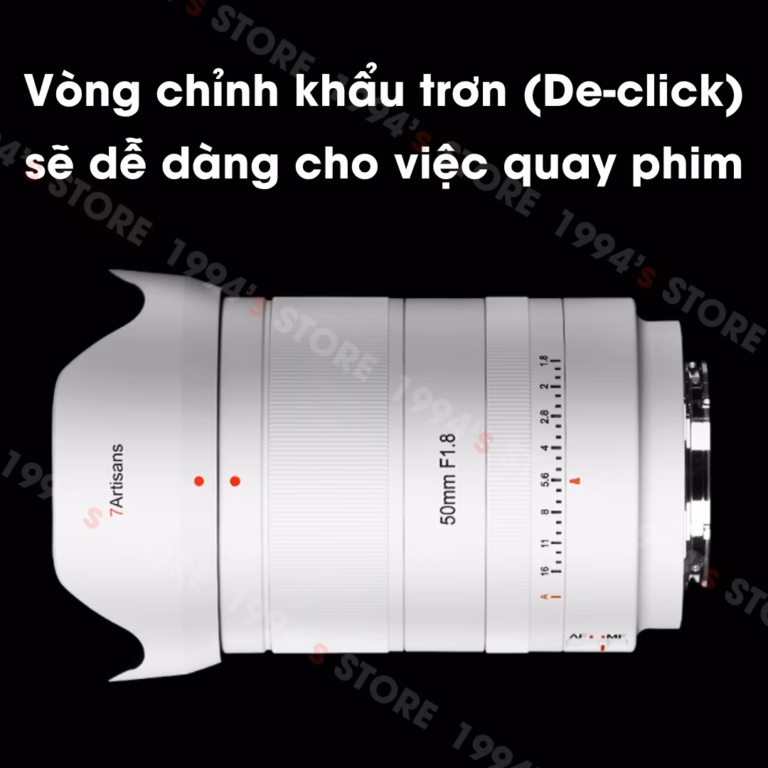Ống kính 7Artisans 50mm F1.8 AF NEW VERSION cho Sony E / Nikon Z / Leica L