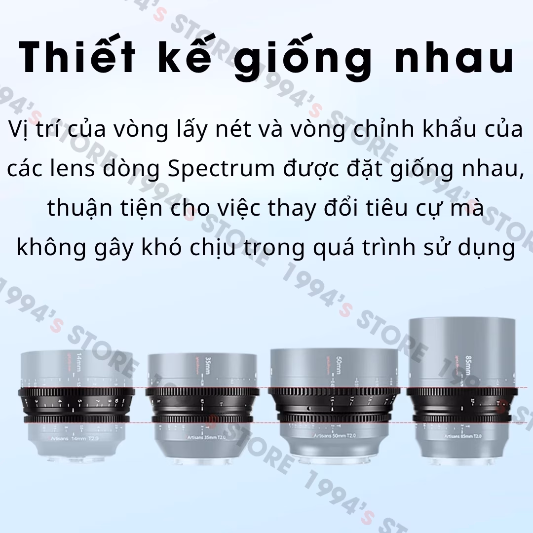 Ống kính cine 7Artisans Full Frame giá tốt