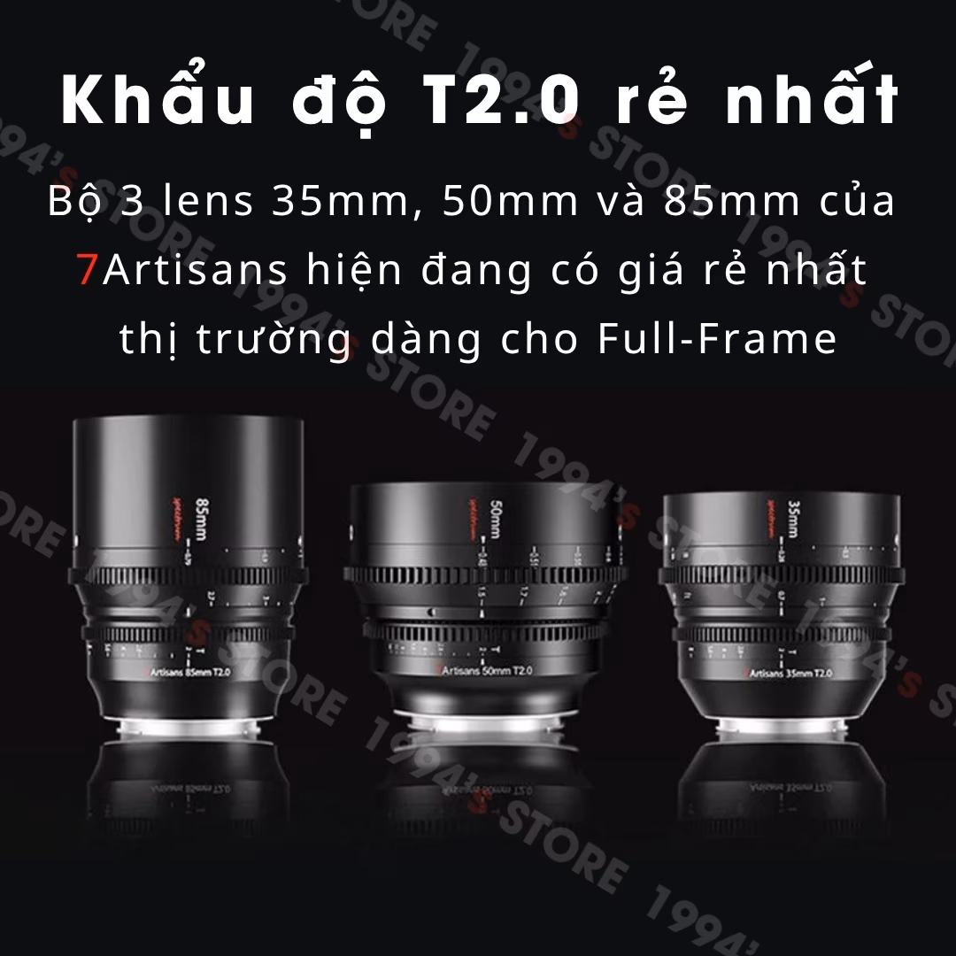 Set lens quay phim chuyên nghiệp 7Artisans