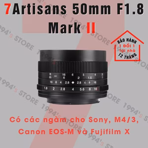 7Artisans 50mm F1.8 Mark II – Lens chân dung giá rẻ