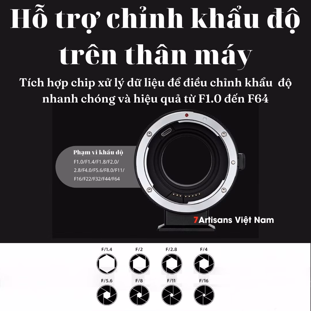 Ngàm 7Artisans EF sang Fujifilm