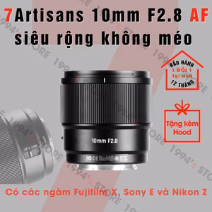 7Artisans 10mm F2.8 AF - Siêu rộng KHÔNG méo có Auto Focus