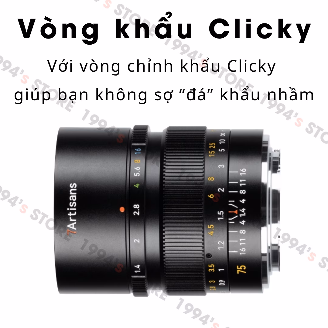 7Artisans 75mm F1.4 Sony E