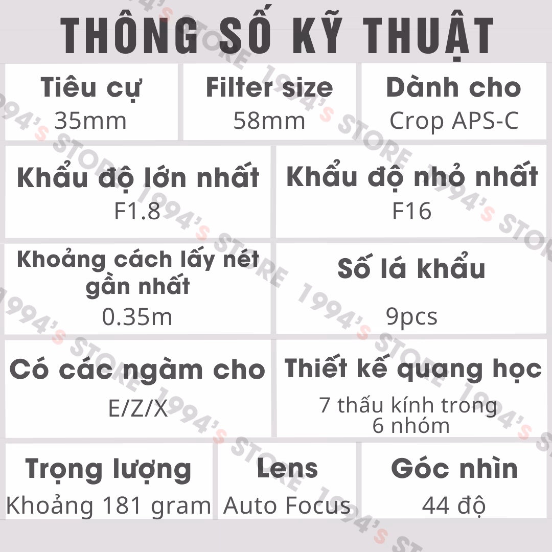 Lens AF cho Fujifilm X-Series giá rẻ