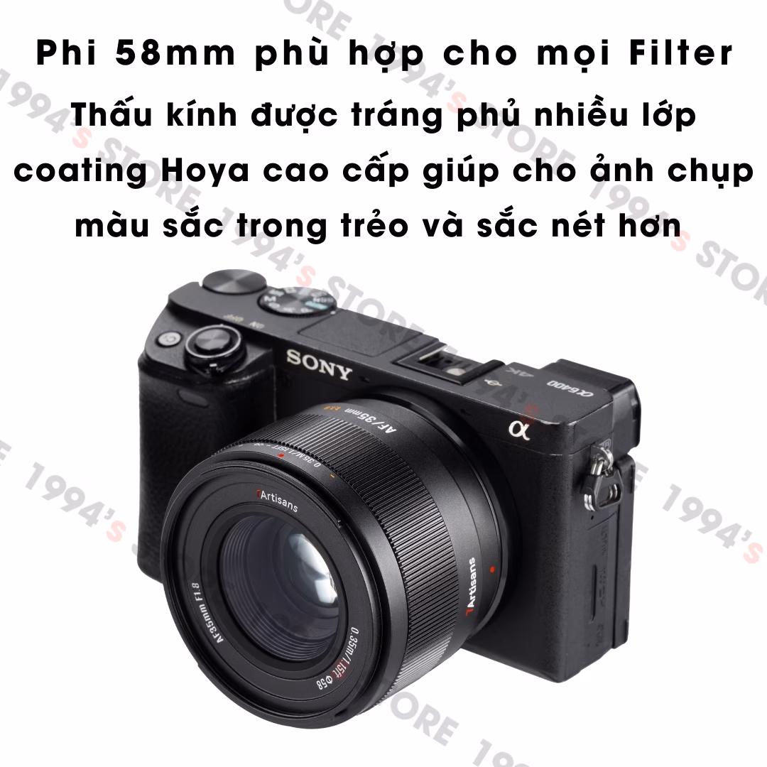 7Artisans 35mm F1.8 Lite AF – Lens đa dụng