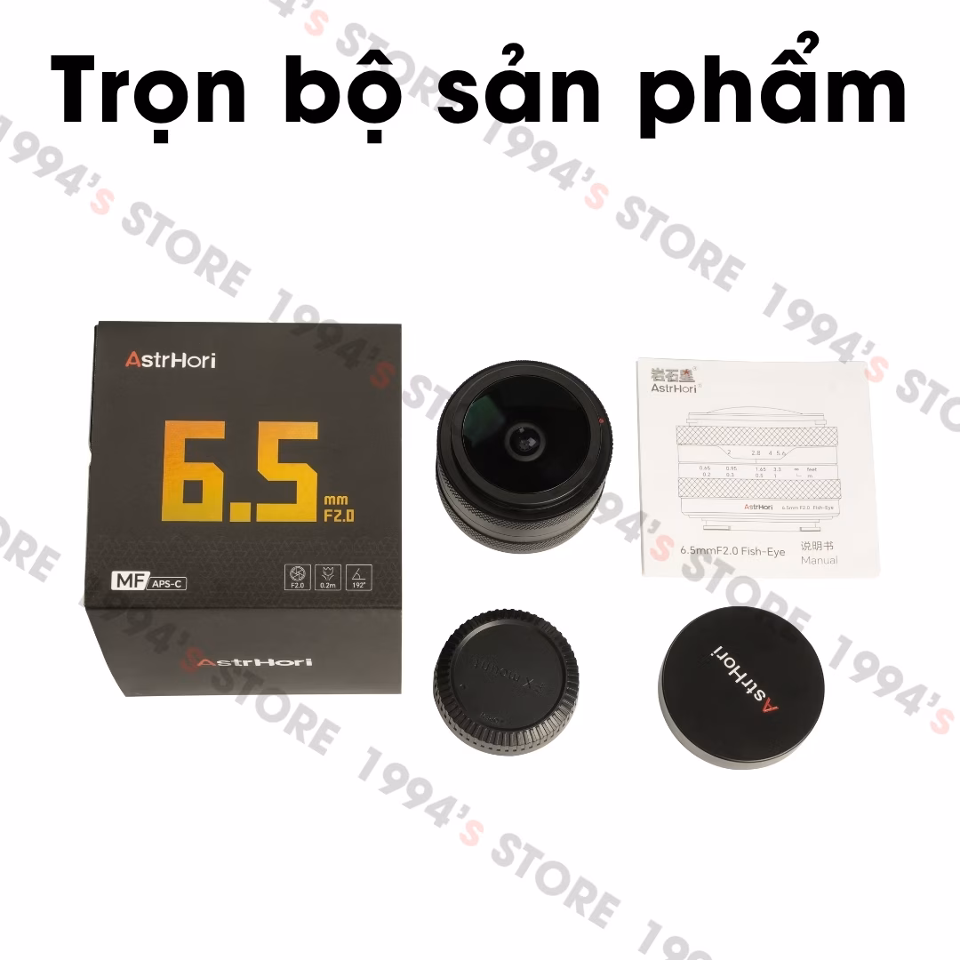 AstrHori 6.5mm F2 Circular Fisheye - Lens mắt cá tròn