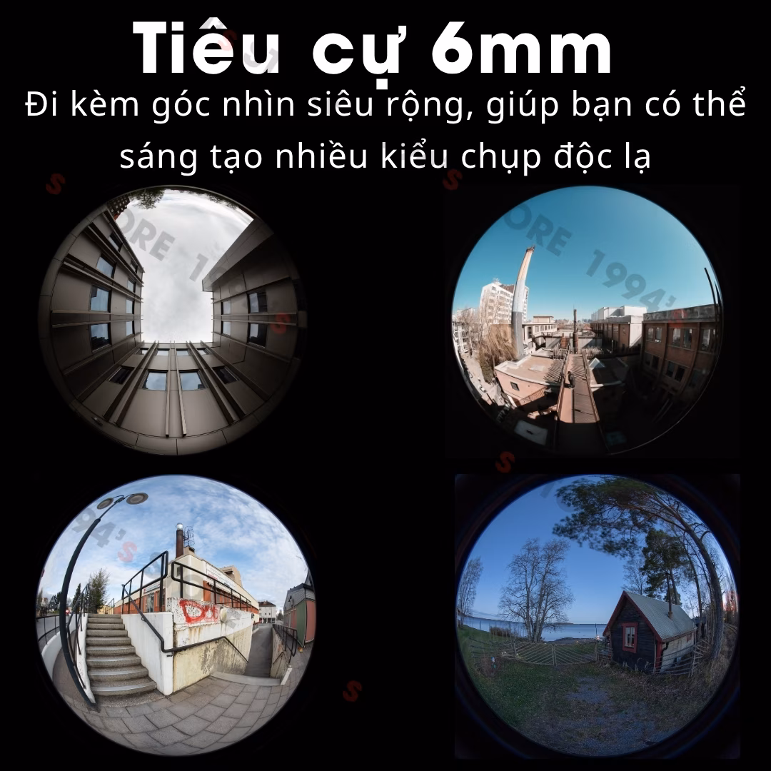 AstrHori 6.5mm F2 Circular Fisheye - Lens mắt cá tròn