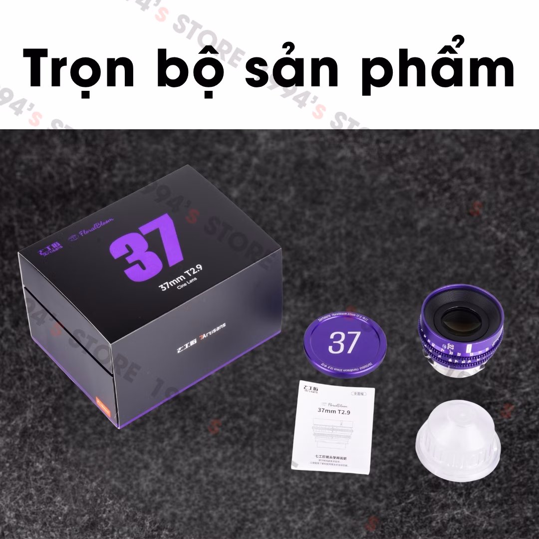 Ống kính 7Artisans FloraBloom 37mm T2.9