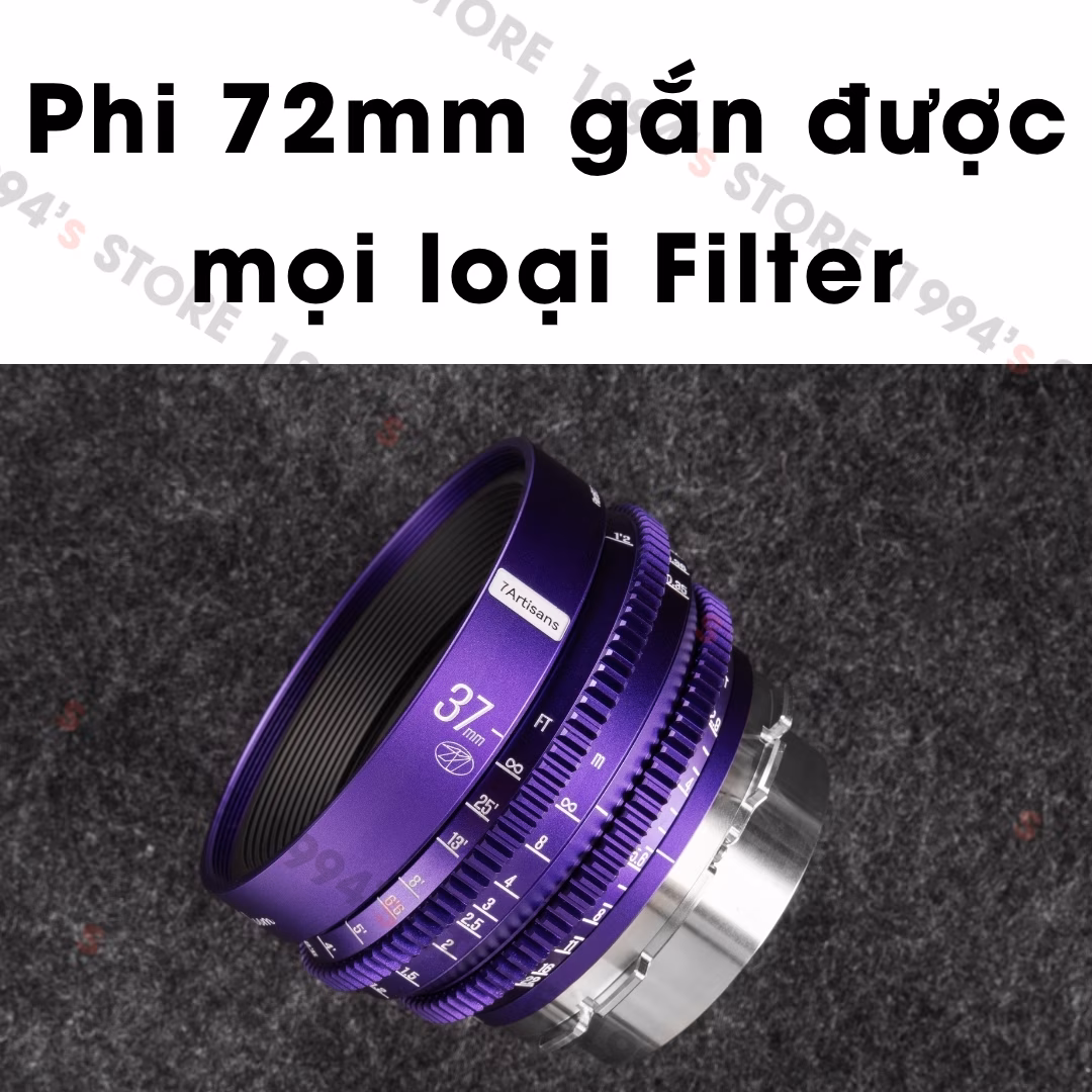 Lens Cine 7Artisans 37mm T2.9 ngàm PL