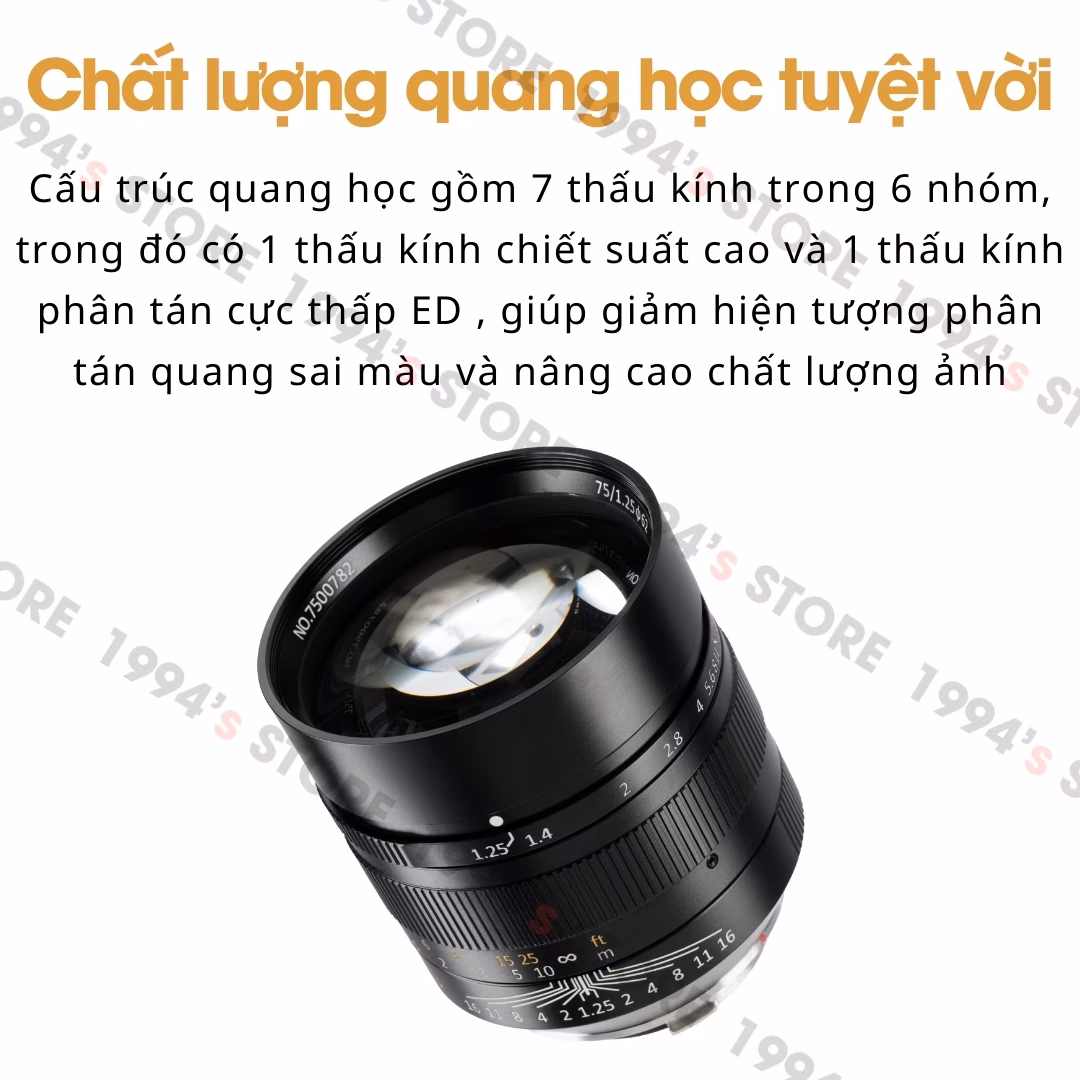 Lens 12 lá khẩu cho Bokeh siêu mịn