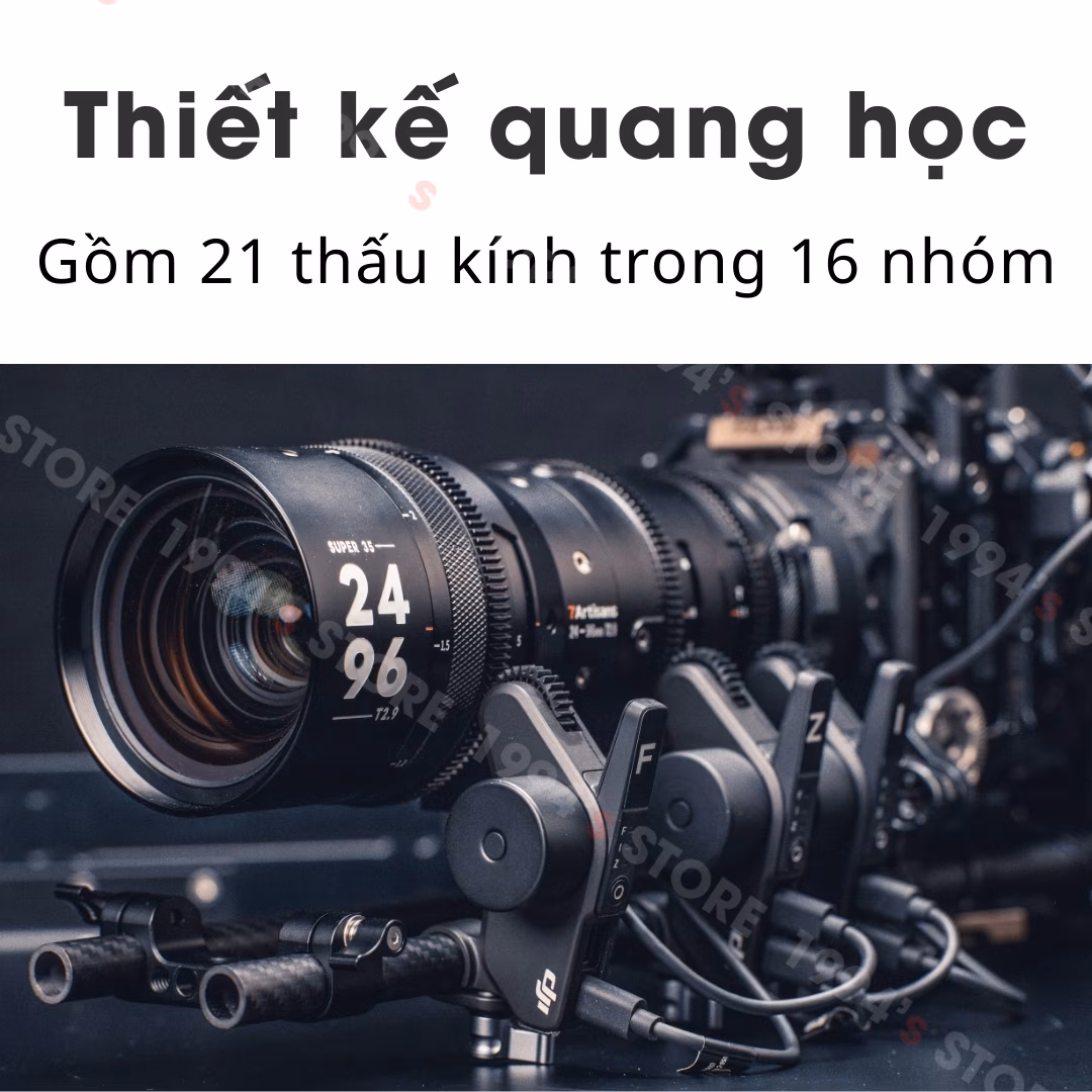 Lens Cine 240 độ Focus Throw lấy nét chính xác