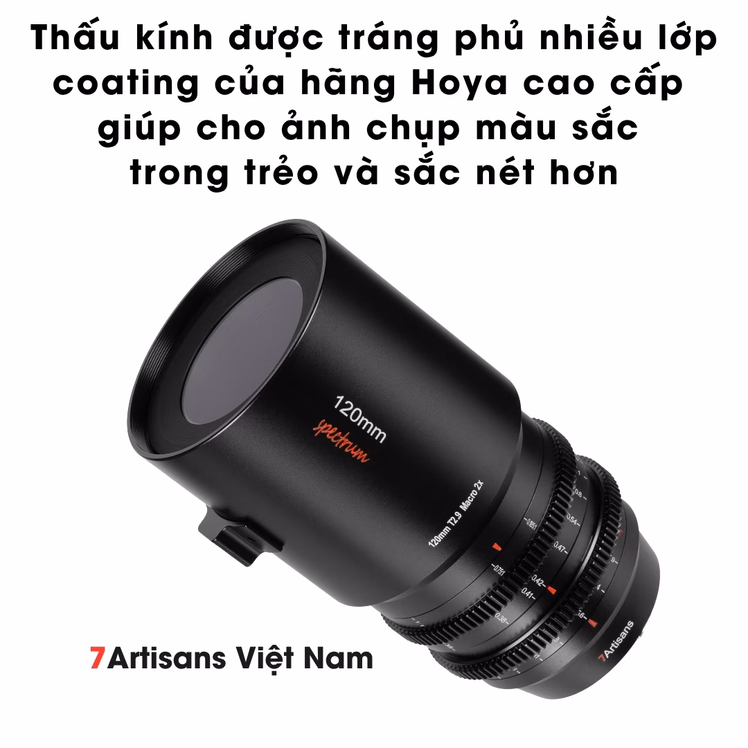 7Artisans Spectrum 120mm T2.9 giá bao nhiêu