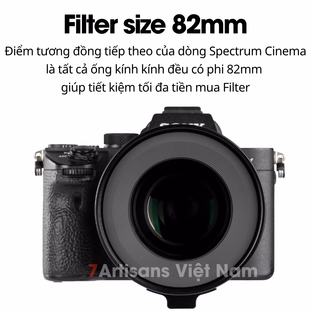 Trọn bộ lens Cine 7Artisans Spectrum Full Frame
