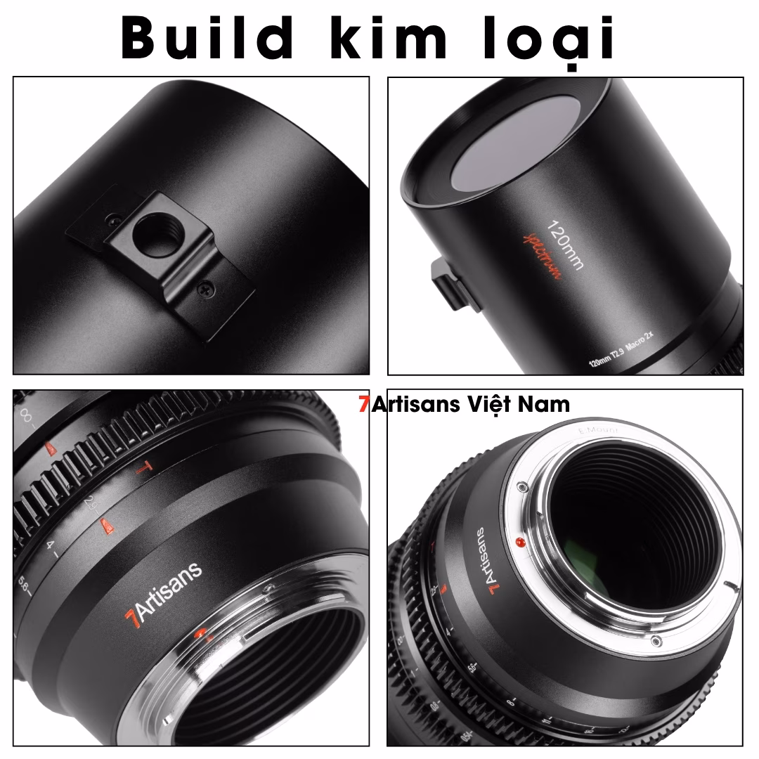 Lens Cine Macro cho máy ảnh Full Frame Sony Nikon Canon