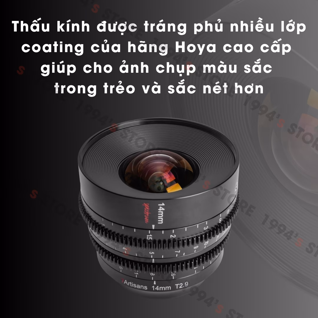 7Artisans Spectrum Cinema Lenses for Full-Frame 14mm T2.9