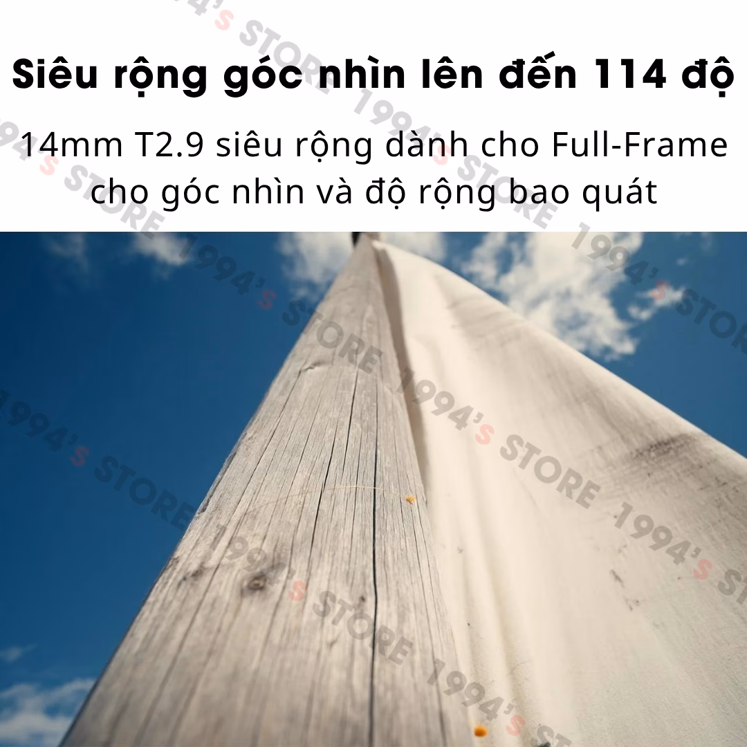 Ống kính 7Artisans 14mm T2.9 Spectrum chính hãng