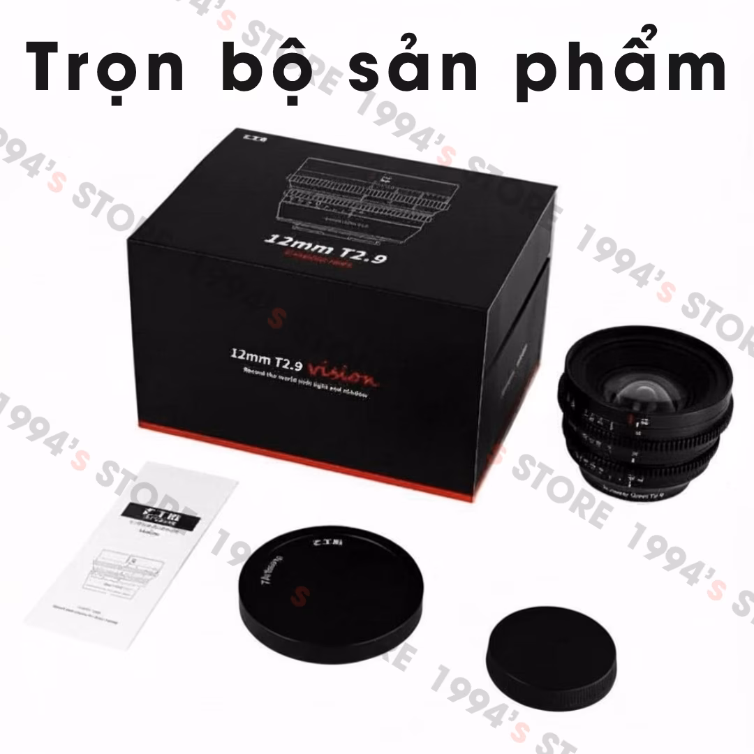 7Artisans 12mm T2.9 lấy nét gần nhất 0.14m