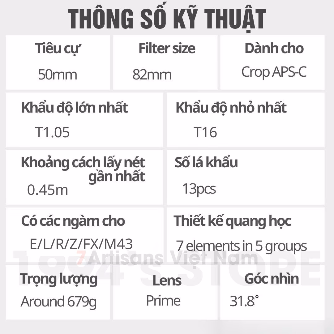 lens quay phim của 7artisans