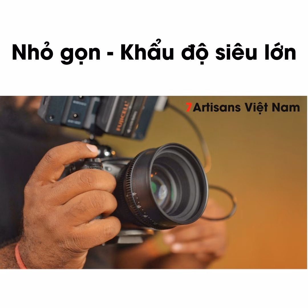 Ống kính 7Artisans 50mm T1.05 Vision Cinema