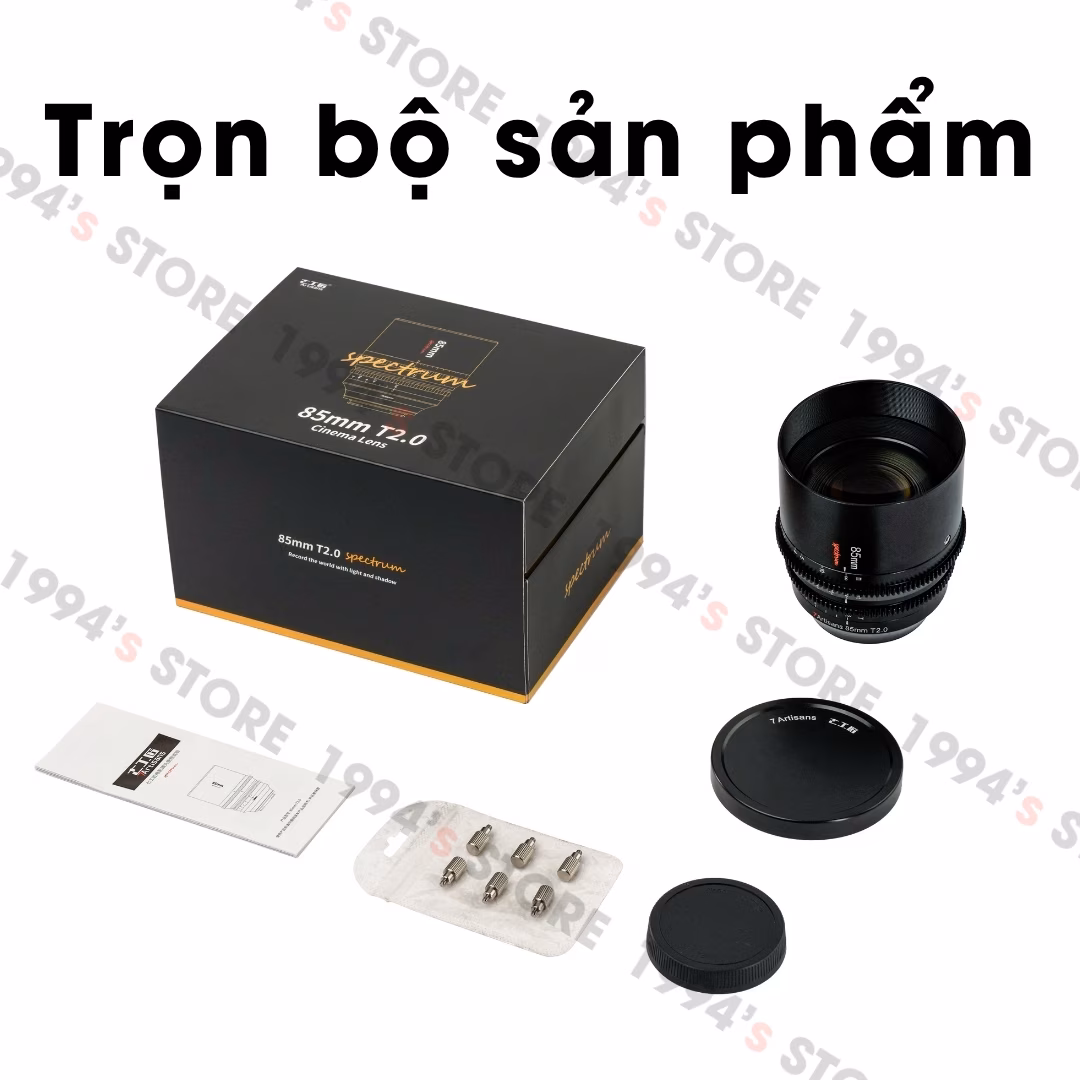 Hành trình lấy nét 270 độ lens 7Artisans 85mm