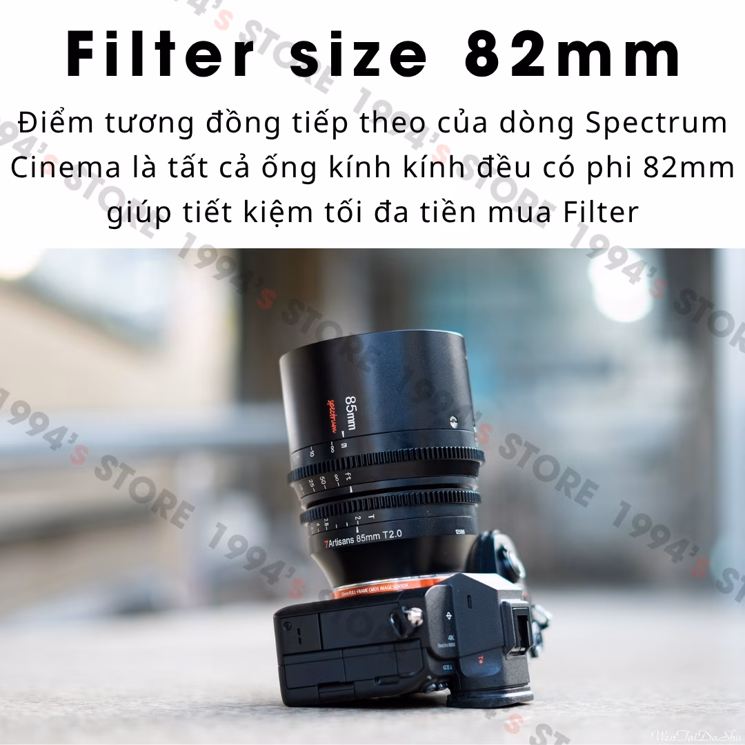 Trọn bộ lens Cine 7Artisans Spectrum Việt Nam
