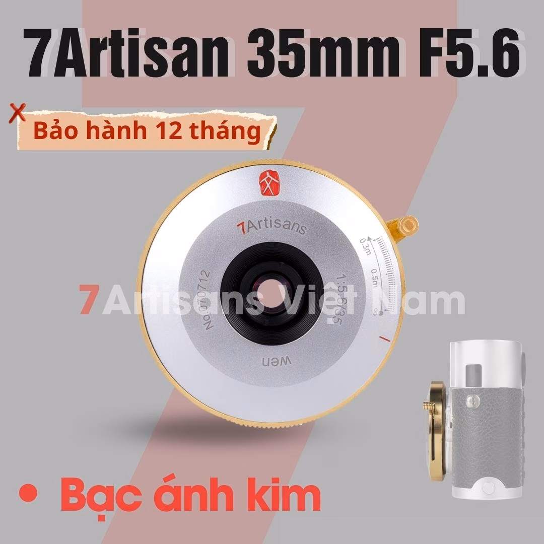 7Artisans 35mm F5.6 WEN Pancake Full-Frame cho Leica M