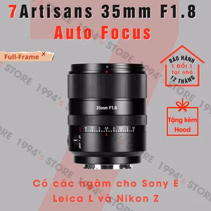 7Artisans 35mm F1.8 AF – Lens đa dụng cho Full-Frame