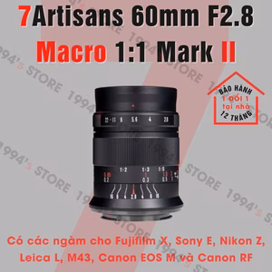 7Artisans 60mm F2.8 Mark II – Macro 1:1