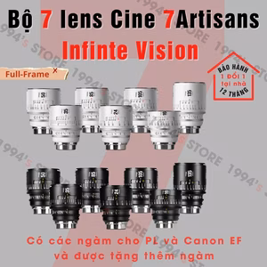 Bộ 7 lens quay phim 7Artisans Infinte Vision for Full-Frame