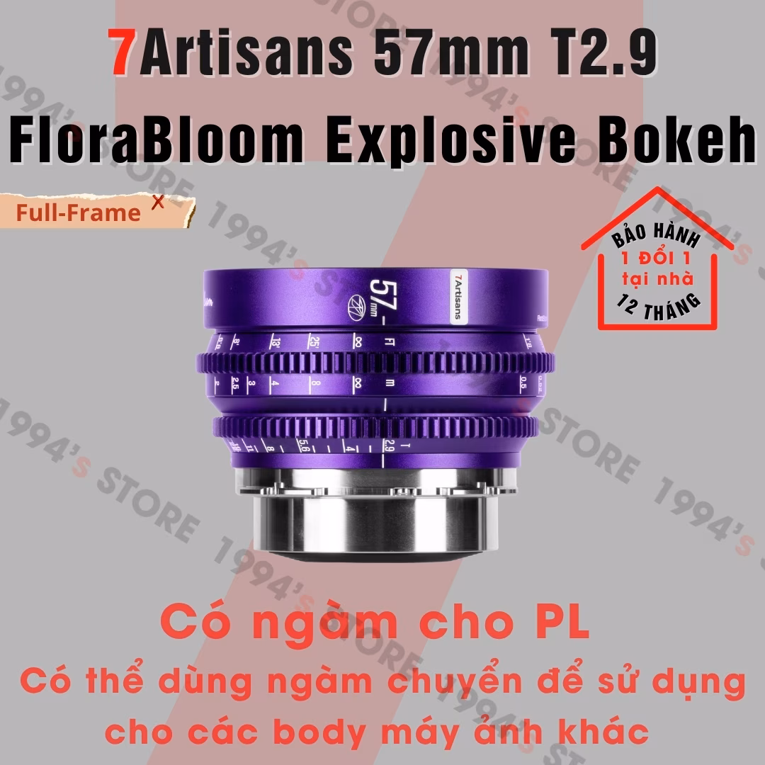 7Artisans 57mm T2.9 FloraBloom Explosive Bokeh