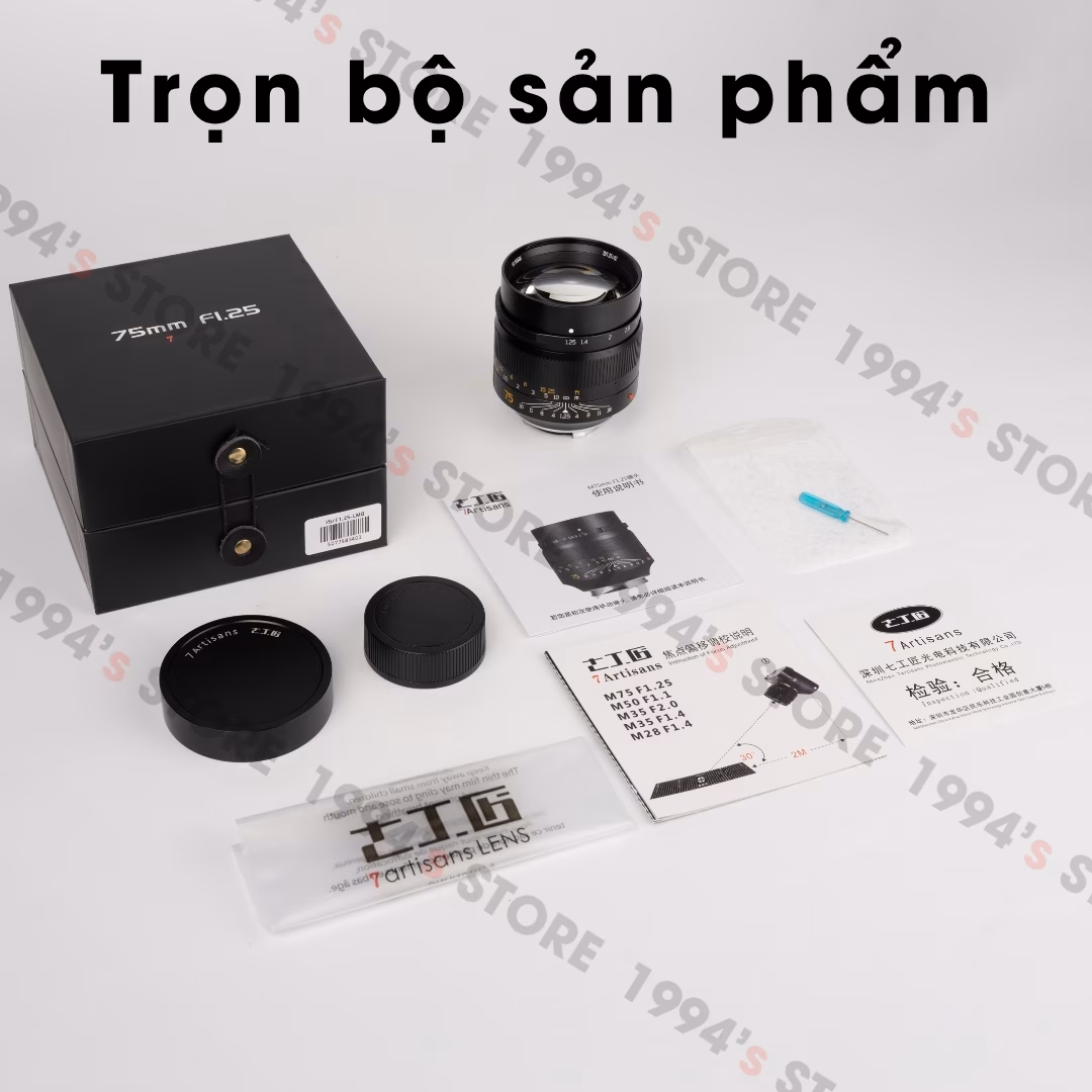 Ống kính chân dung 7Artisans cho Leica M-mount