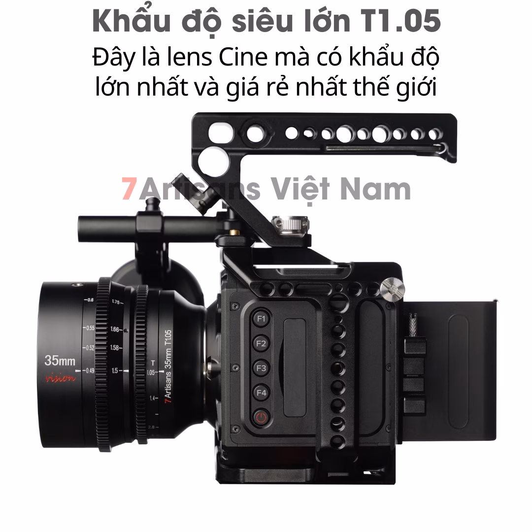 Ống kính Cine 7Artisans 35mm T1.05 Việt Nam