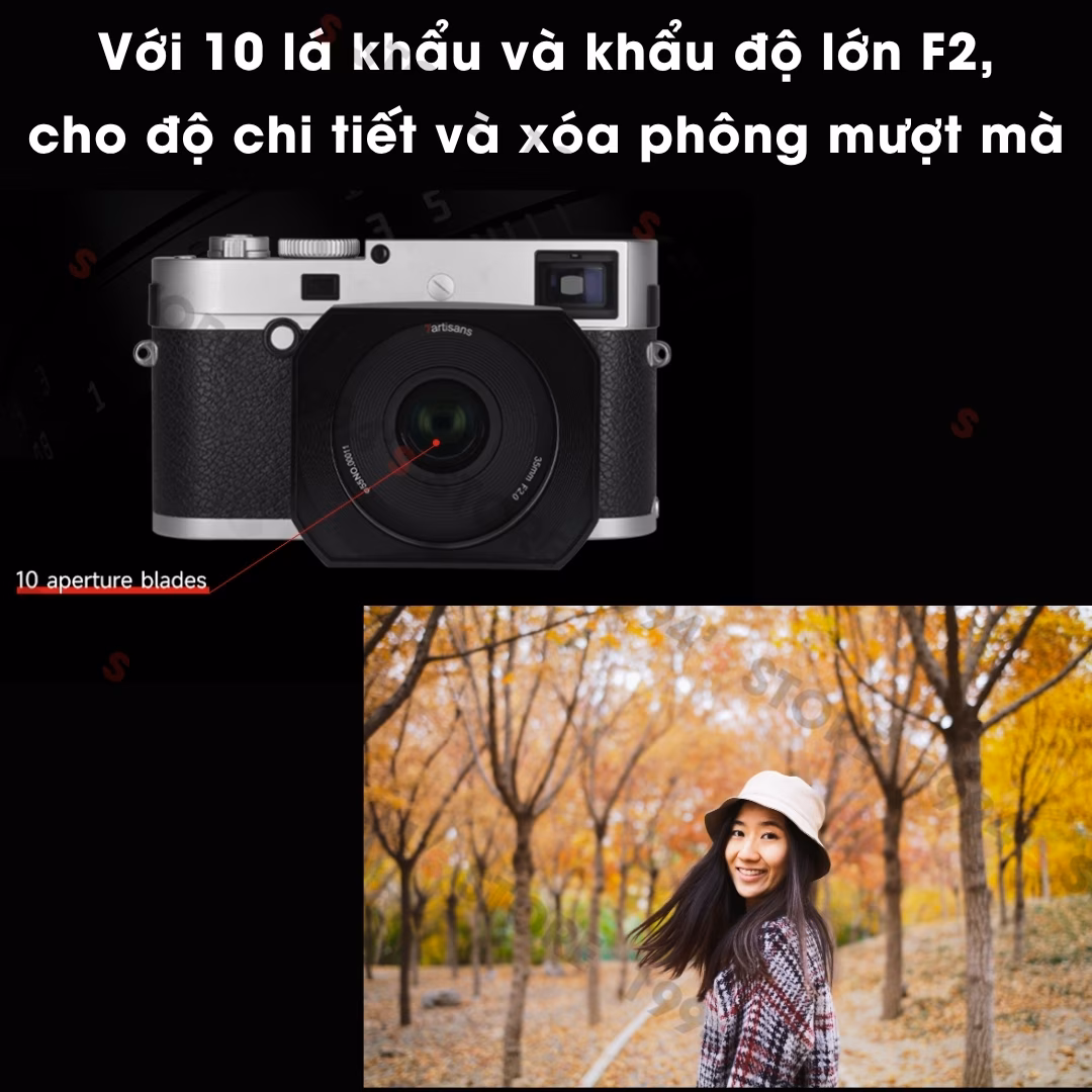 Lens 7Artisans 35mm F2 II Leica M Việt Nam