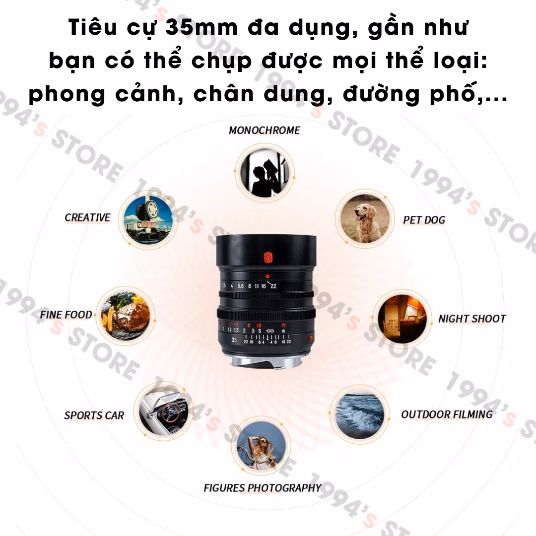 Ống kính 7Artisans 35mm F1.4 II Leica M Việt Nam