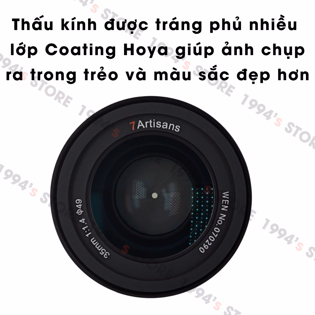 7Artisans 35mm F1.4 Mark II bảo hành 12 tháng