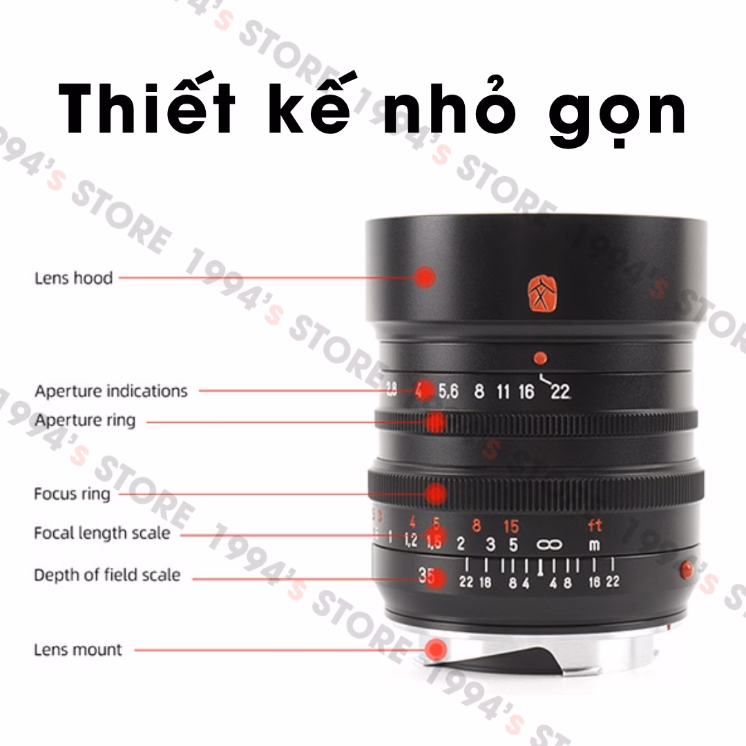 7Artisans 35mm F1.4 Mark II WEN chính hãng