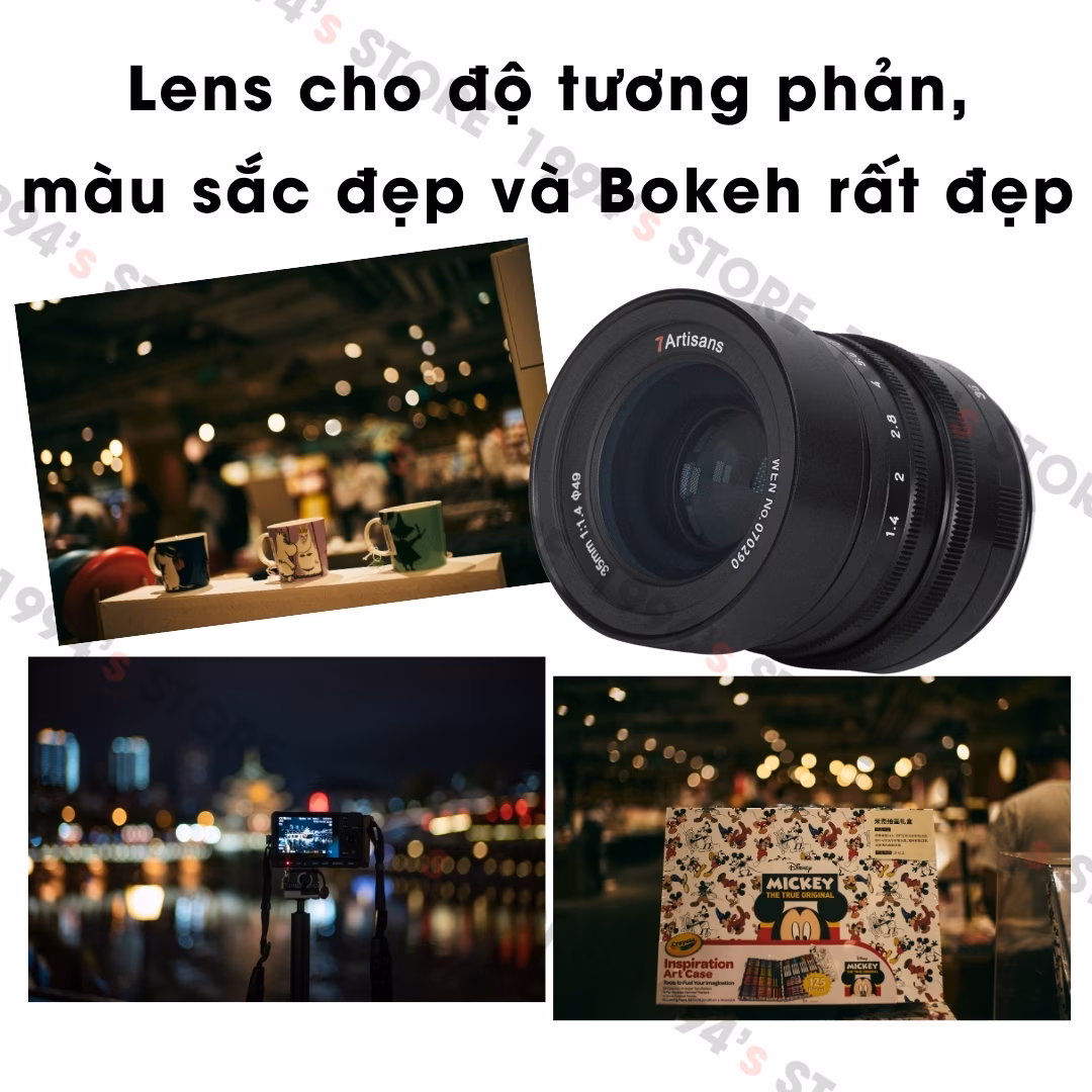 Ống kính ngàm Leica M Full-frame 35mm