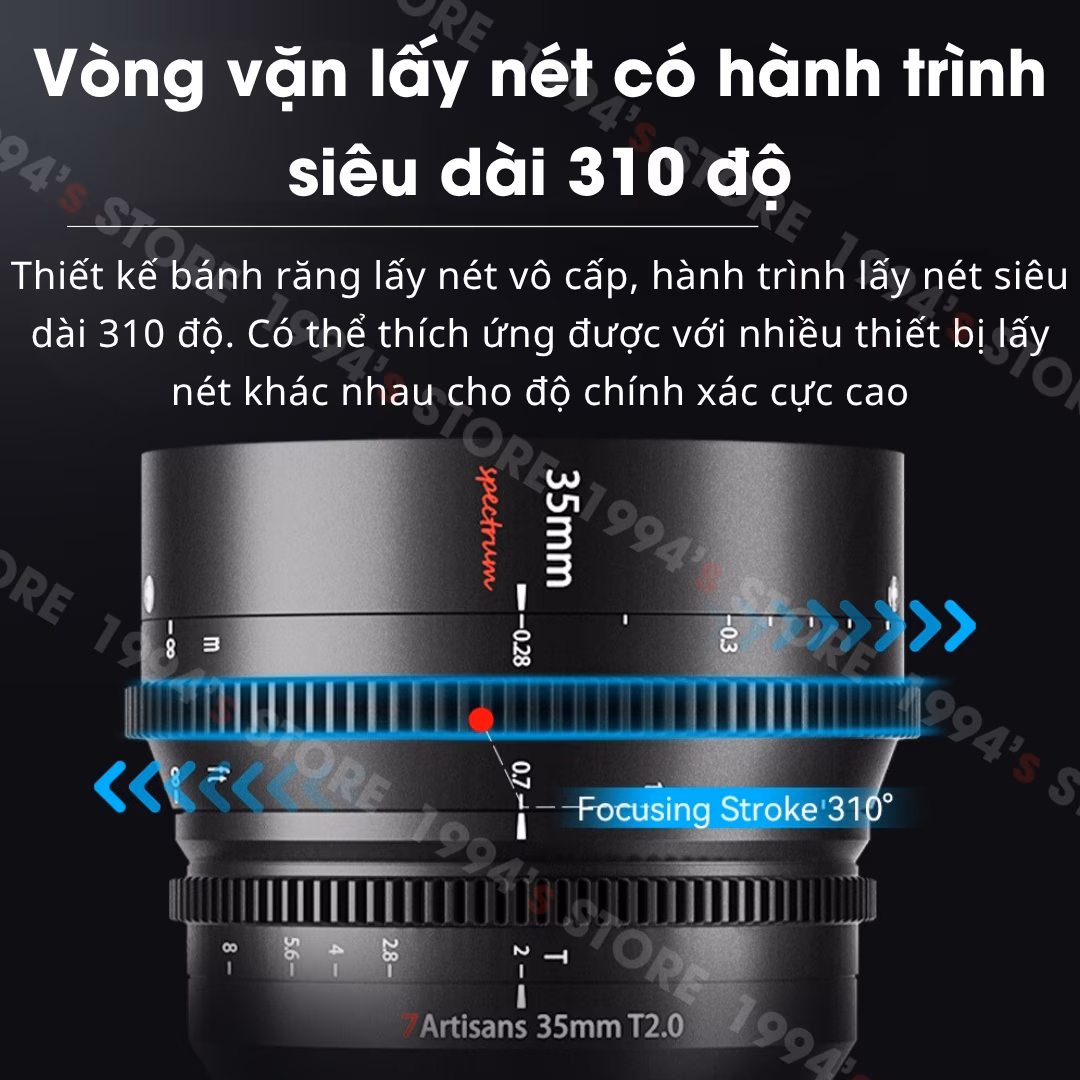 Ống kính quay phim 7Artisans Spectrum chính hãng