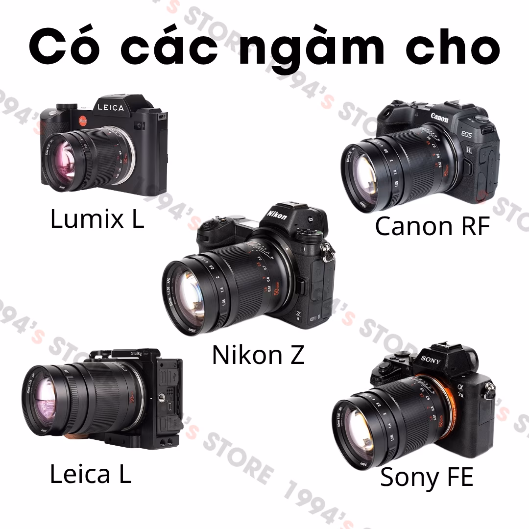 7Artisans 50mm F1.05 Full-Frame chính hãng