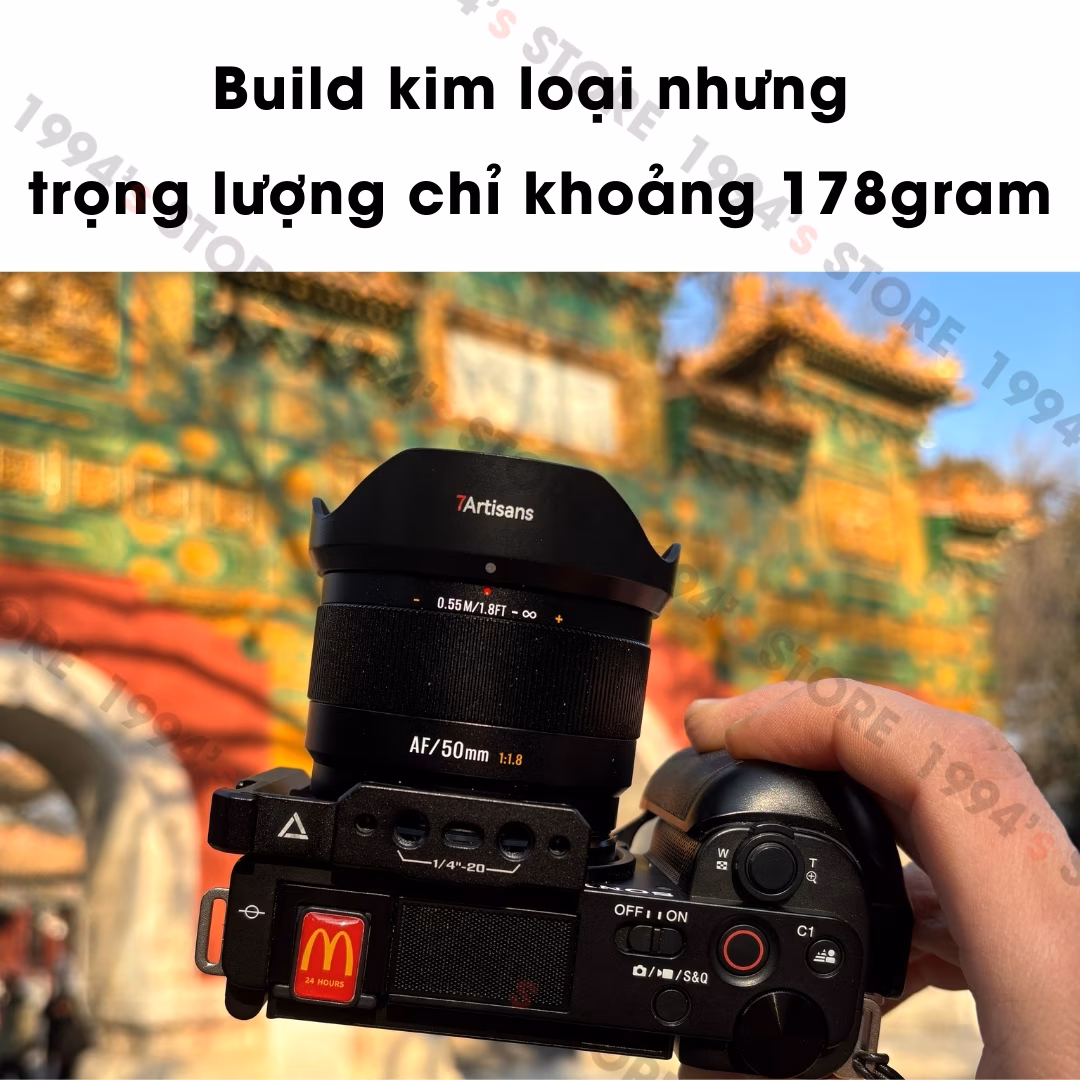 Lens 7Artisans 50mm F1.8 AF cho Nikon Z