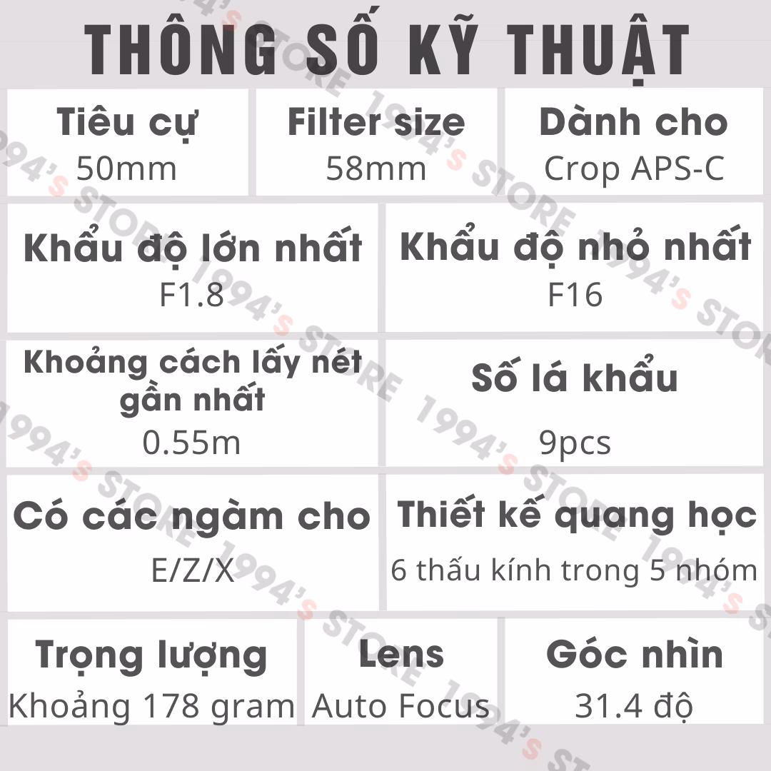 Lens AF giá rẻ cho Sony A6400, ZV-E10