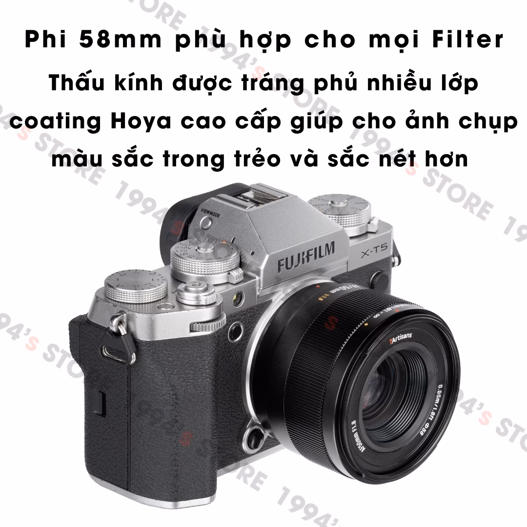 7Artisans 50mm F1.8 LITE AF cho Sony E mount (APS-C)