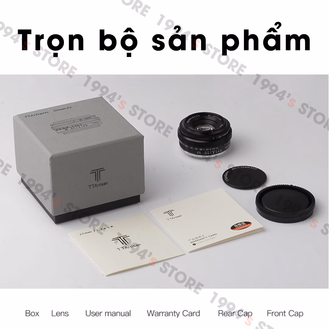 TTArtisan 25mm F2 ngàm Nikon Z (Z50, Z30, Zfc)